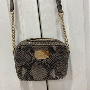 Michael Kors snake print purse